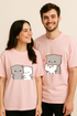 "Dudu-bubu" Printed Couple Duo Oversized T-shirts