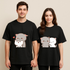 "Dudu-bubu" Printed Couple Duo Oversized T-shirts