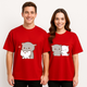 "Dudu-bubu" Printed Couple Duo Oversized T-shirts