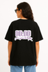 Women’s "00:00 You’re Gonna Be Happy" Graphic Oversized T-shirt