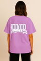 Women’s "00:00 You’re Gonna Be Happy" Graphic Oversized T-shirt