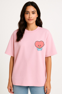Women’s "It's Not In My Vocabulary" BT21 Tata Oversized T-shirt -BTS Inspired (V)