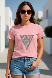 Unisex "Dream Big" Gradient Graphic Regular Fit T-shirt