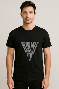 Unisex "Dream Big" Gradient Graphic Regular Fit T-shirt