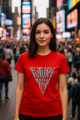 Unisex "Dream Big" Gradient Graphic Regular Fit T-shirt