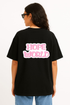 Women’s "HOPE WORLD" BT21 Mang Graphic Oversized T-shirt -BTS Inspired