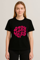 Unisex "Stay Weird" Groovy Graphic Regular Fit T-shirt