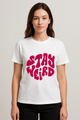 Unisex "Stay Weird" Groovy Graphic Regular Fit T-shirt