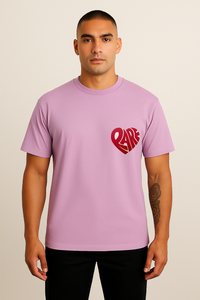 Unisex "RARE" Heart Graphic Regular Fit T-shirt