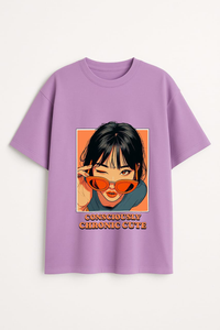 Women’s "Consciously Chronic Cute" Oversized T-shirt