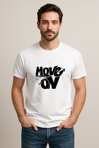 Unisex "Move On" Graphic Regular Fit T-shirt