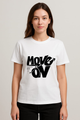Unisex "Move On" Graphic Regular Fit T-shirt