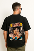 Men's "Advisory Explicit Content" Back Print Oversized T-shirt -Street Pulse