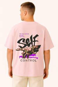 Men's "Self Control" Oversized Graphic T-shirt
