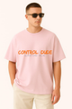 Men's "Self Control" Oversized Graphic T-shirt