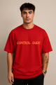 Men's "Self Control" Oversized Graphic T-shirt