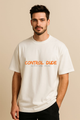 Men's "Self Control" Oversized Graphic T-shirt