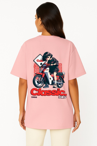 Women's "AURA" Gradient Graphic Oversized T-shirt