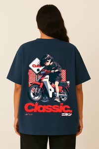 Women's "AURA" Gradient Graphic Oversized T-shirt