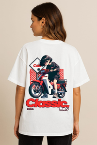 Women's "AURA" Gradient Graphic Oversized T-shirt