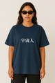 Women's "AURA" Gradient Graphic Oversized T-shirt