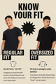 Men's "Social Introvert" Graphic Oversized Crew Neck T-shirt