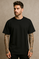 Men’s "I’ll Get What I Deserve" Printed Oversized T-shirt