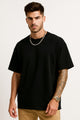Men’s "SMILE" Beanie Graphic Oversized T-shirt