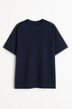 Women's oversized Plain Black Crew Neck T-shirt