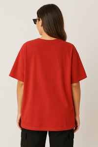 Women's "Baby Girl California" Oversized Crew Neck T-shirts