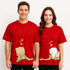 Couple's "Cozy Bears" Printed Oversized T-shirt